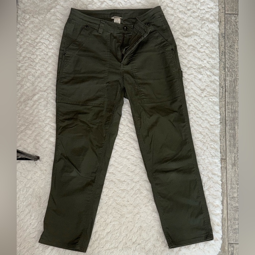 Women’s Duluth Trading Co Dark Green Cargo Pants